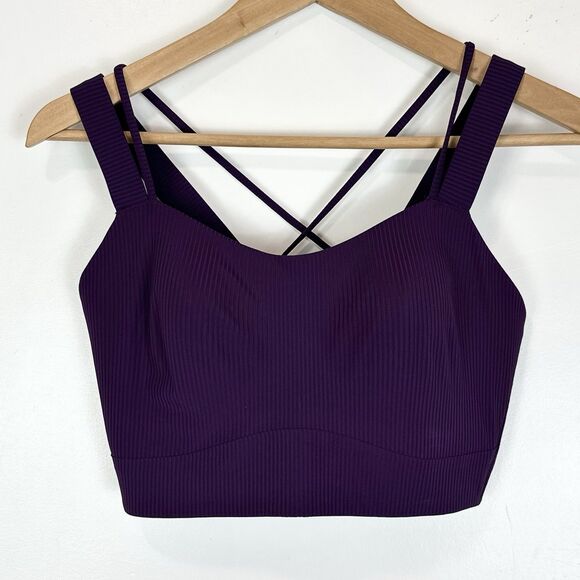 lululemon athletica Other - Lululemon Like a Cloud Ribbed Longline Bra D/DD Magenta NWT Rare Yoga Pilates 8